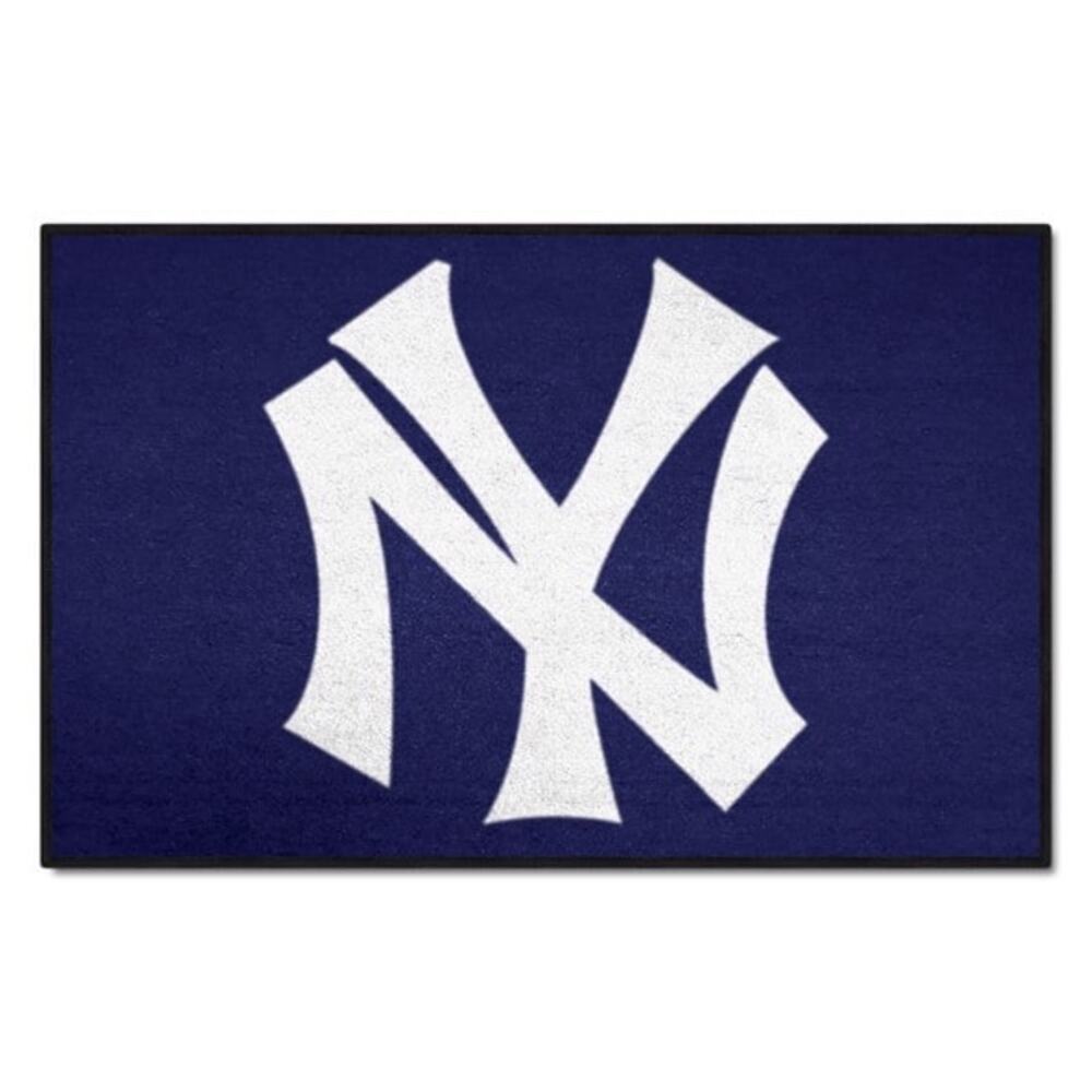 MLB Yankees Mat Retro Rugs 19" x 30"  New Carpet New York  Home Mancave